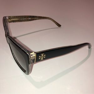 Tory Burch Sunglasses TY7128 Black and Gold